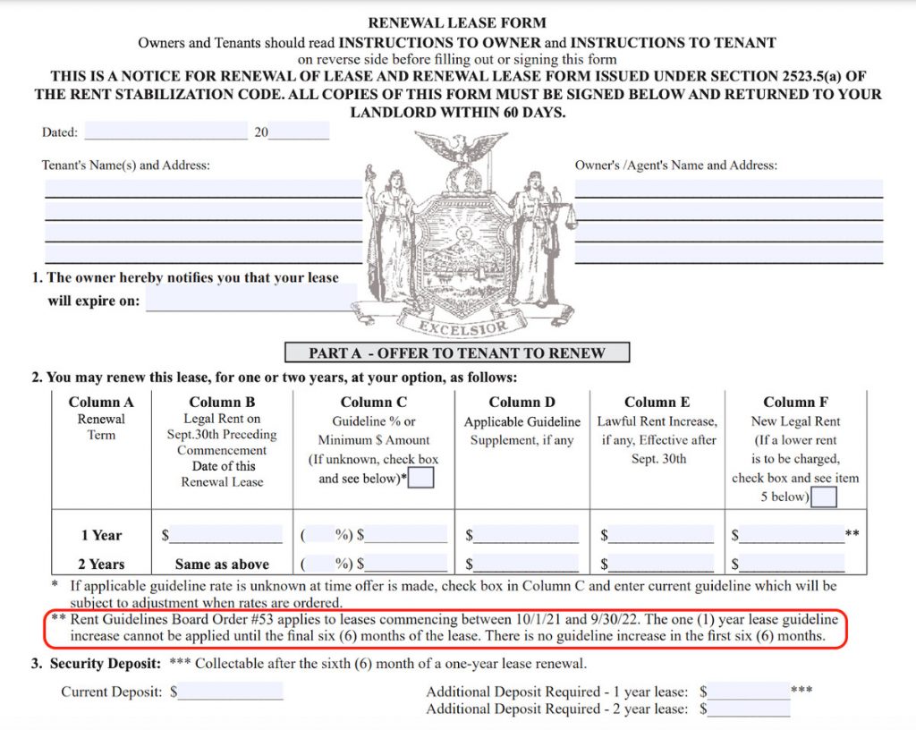 Renewing Your NYC RentalStabilized Apartment Lease? It’s Complicated